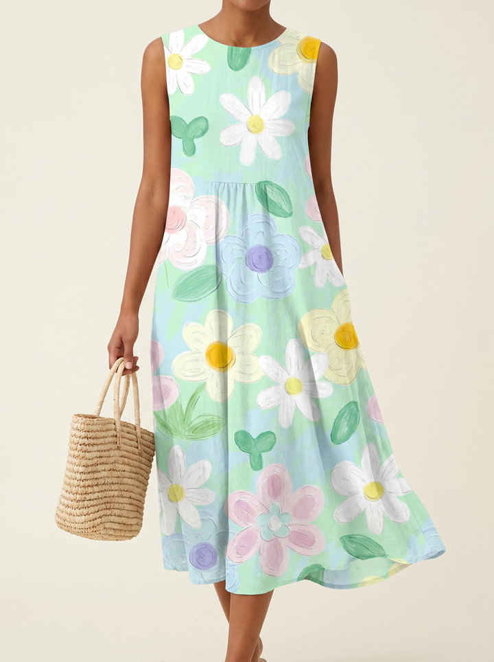 Erin | Lightweight sleeveless summer dress