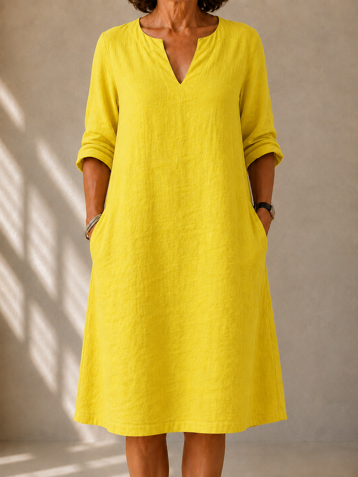 Sylvie V-Neck Flowy Dress