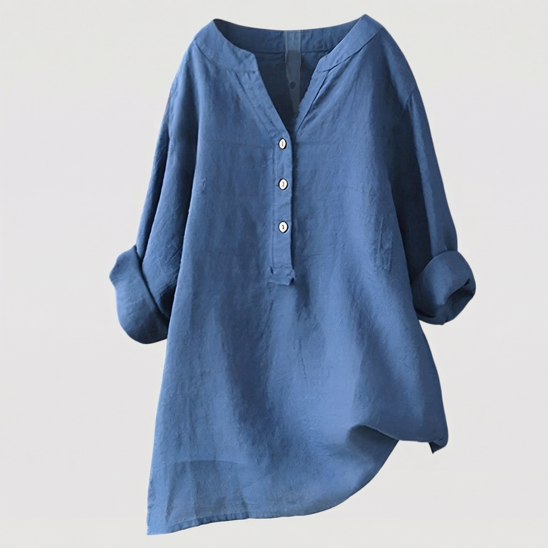 Cornwall | Tummy-Concealing Button-Down Shirt