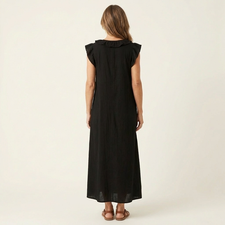 Josette | Tummy Covering V-Neck Dress