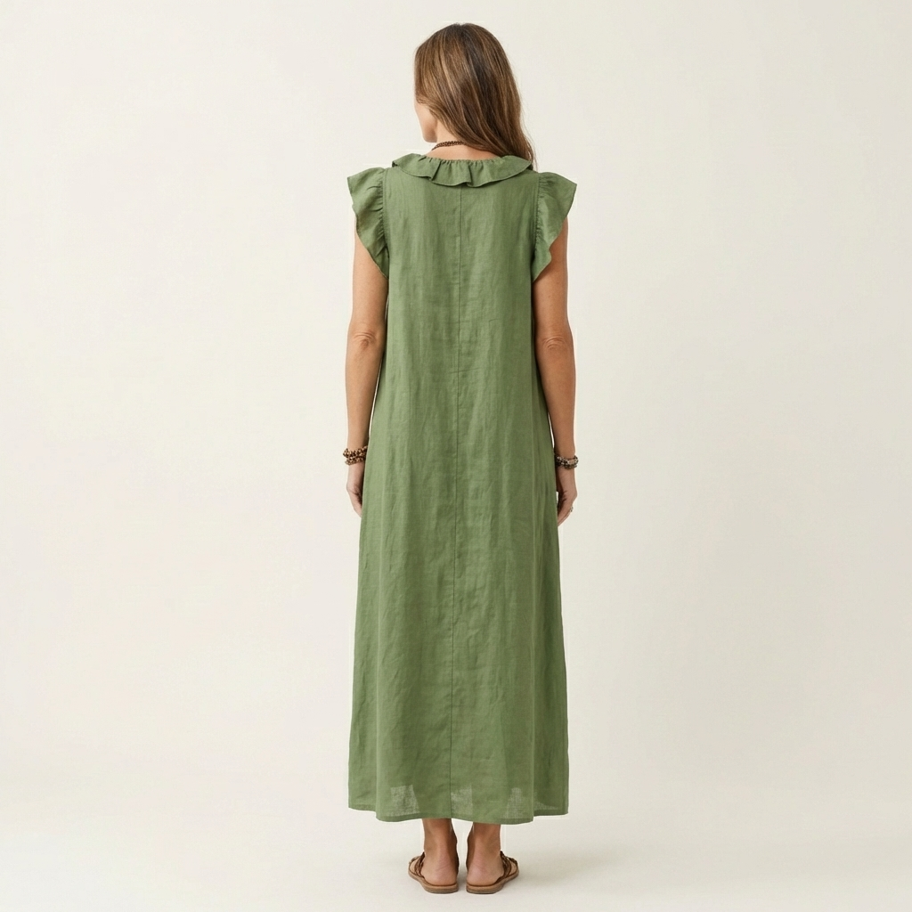 Josette | Tummy Covering V-Neck Dress
