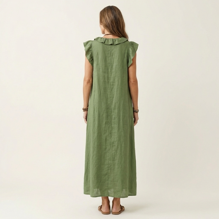 Josette | Tummy Covering V-Neck Dress