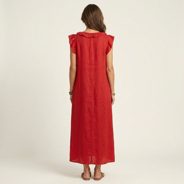 Josette | Tummy Covering V-Neck Dress
