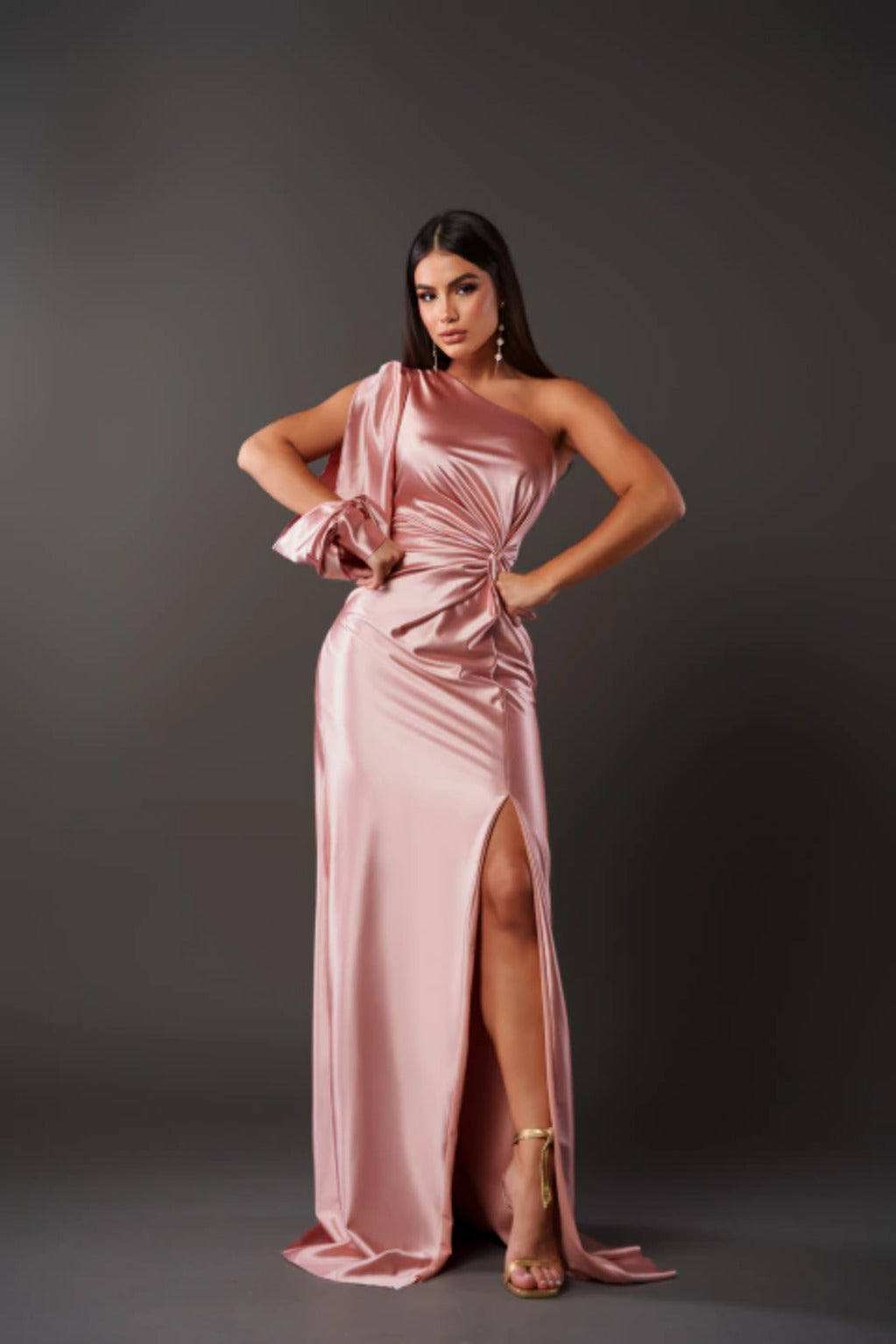 Dorie™ – Asymmetric Dress with Long Slit