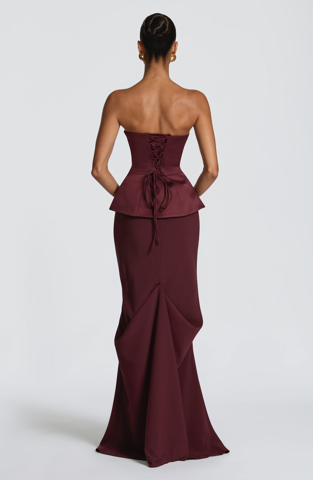 Kaia Maxi Skirt - Cherry Lacquer