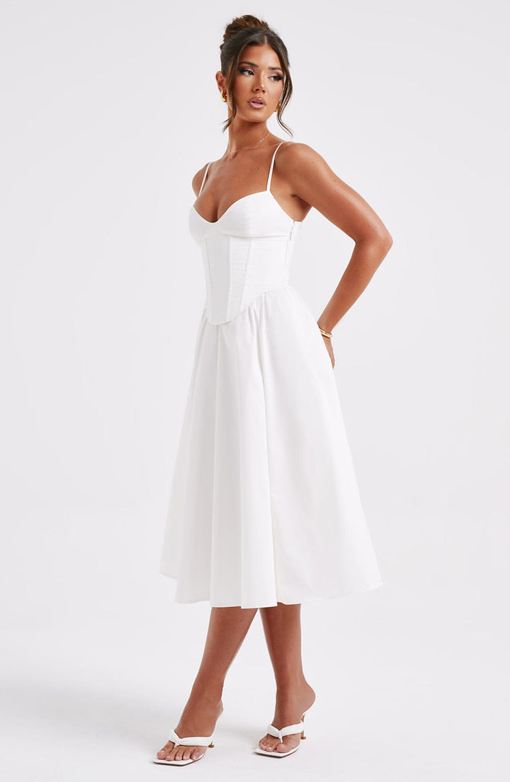MAILEEN | Elegant Corset Style Midi Dress