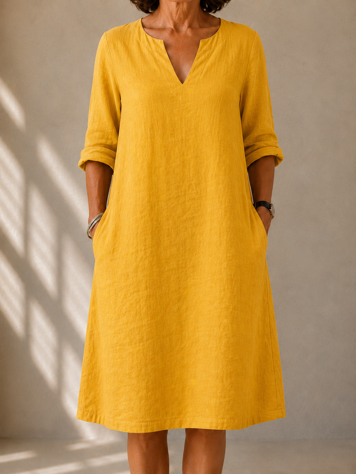 Monique Long Sleeve Flowy Dress
