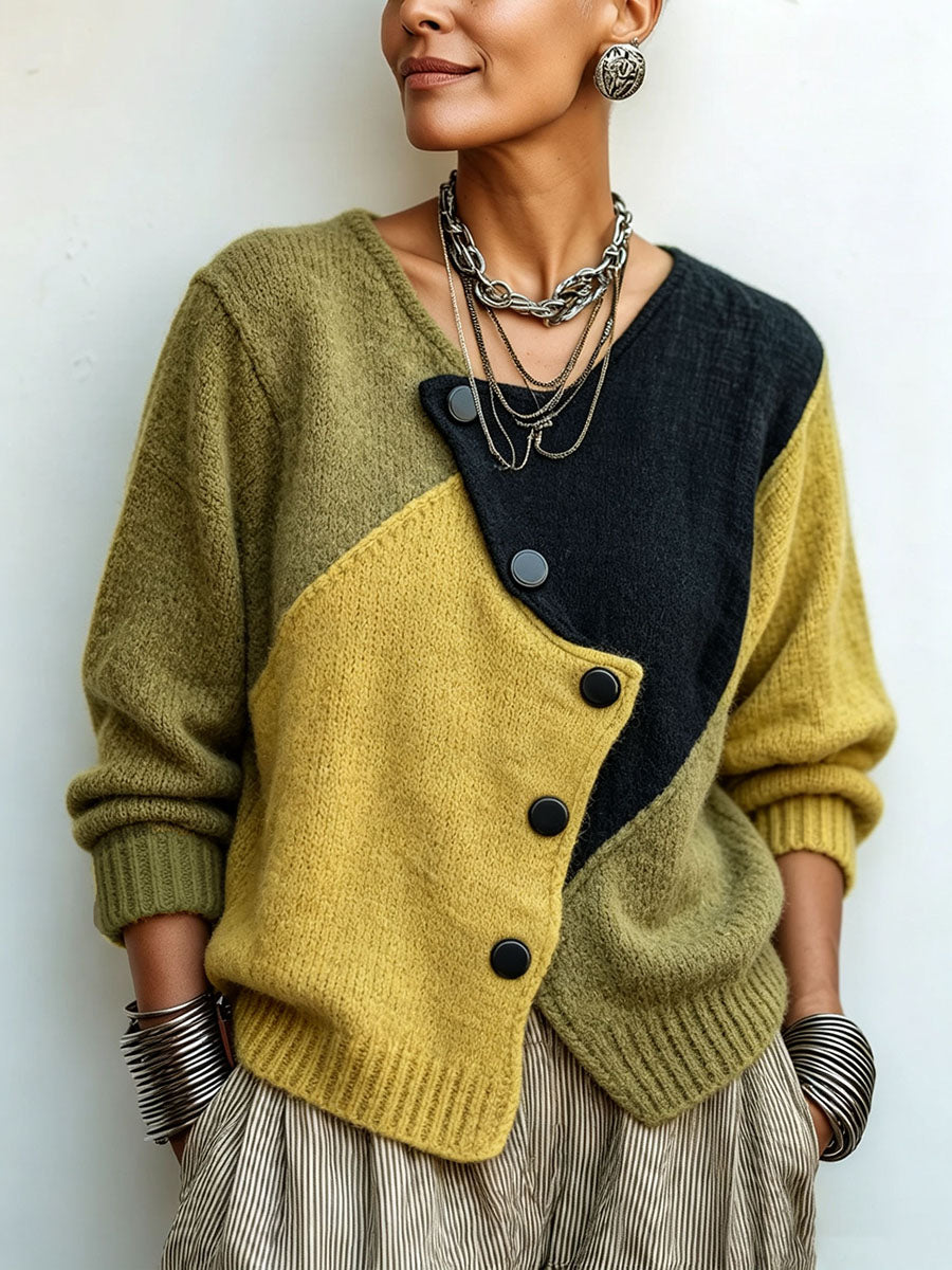 Weston™ Colour-Block Knit Sweater