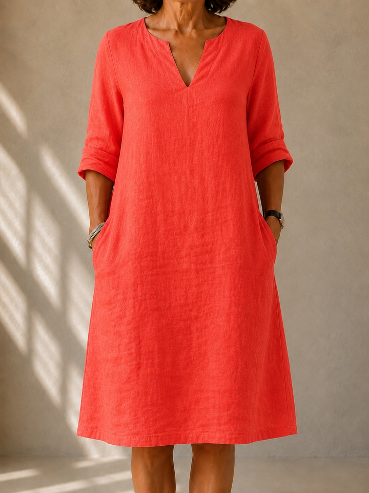 Margot Straight Cut Flowy Dress