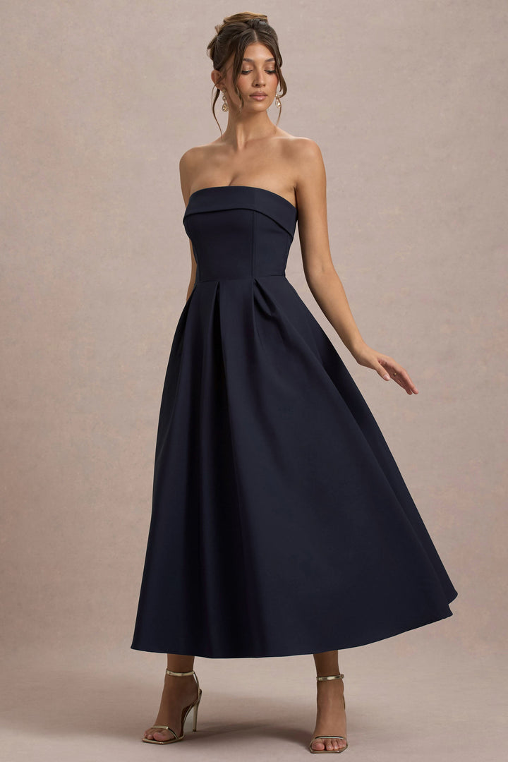 ANNE | Stylish Off-Shoulder Midi Dress