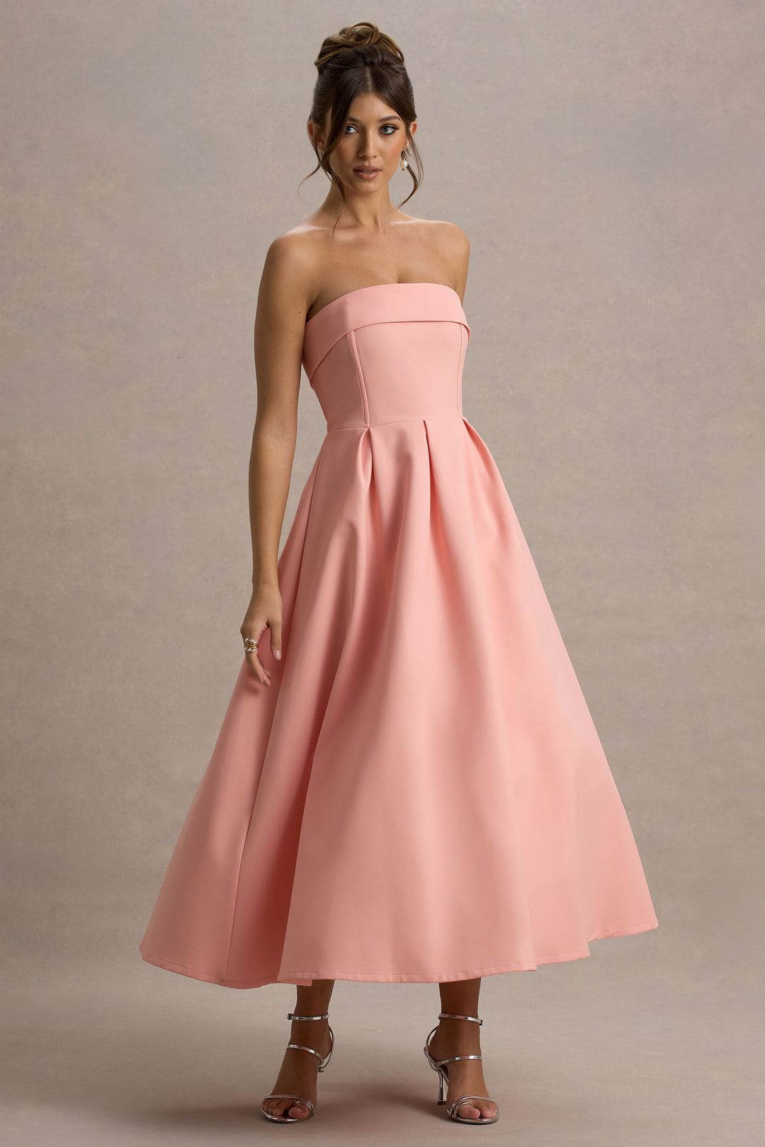 ANNE | Stylish Off-Shoulder Midi Dress