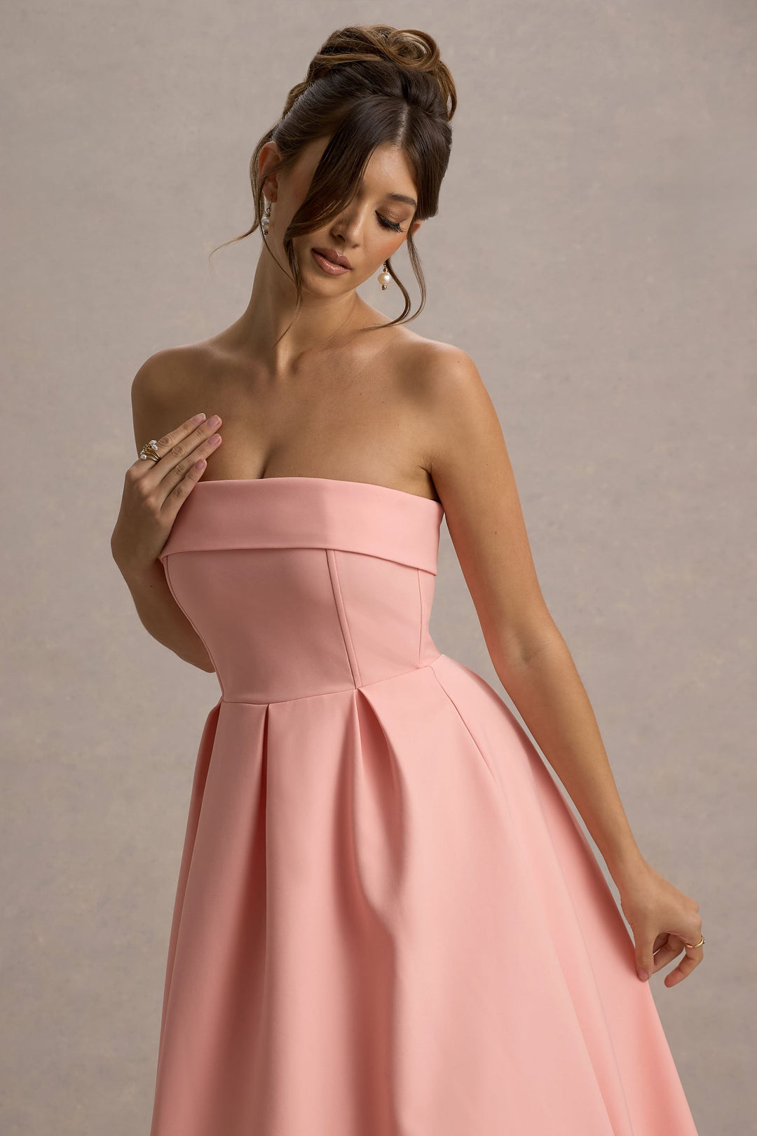 ANNE | Stylish Off-Shoulder Midi Dress