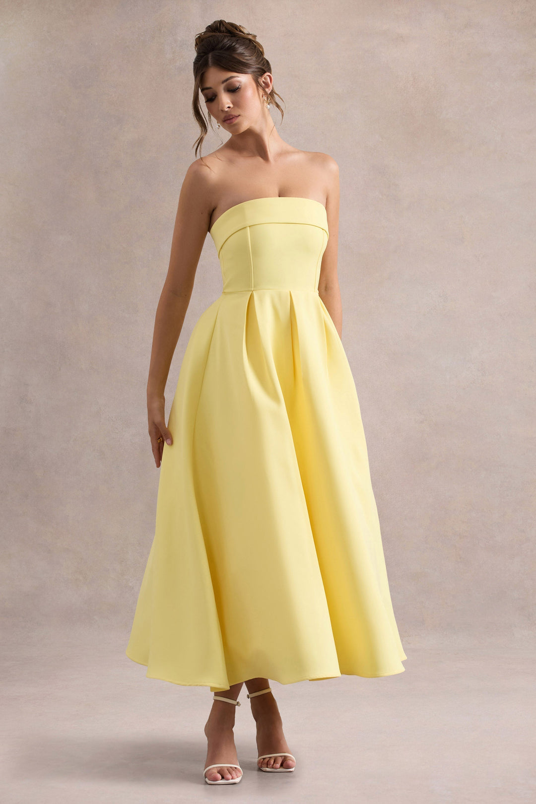 ANNE | Stylish Off-Shoulder Midi Dress