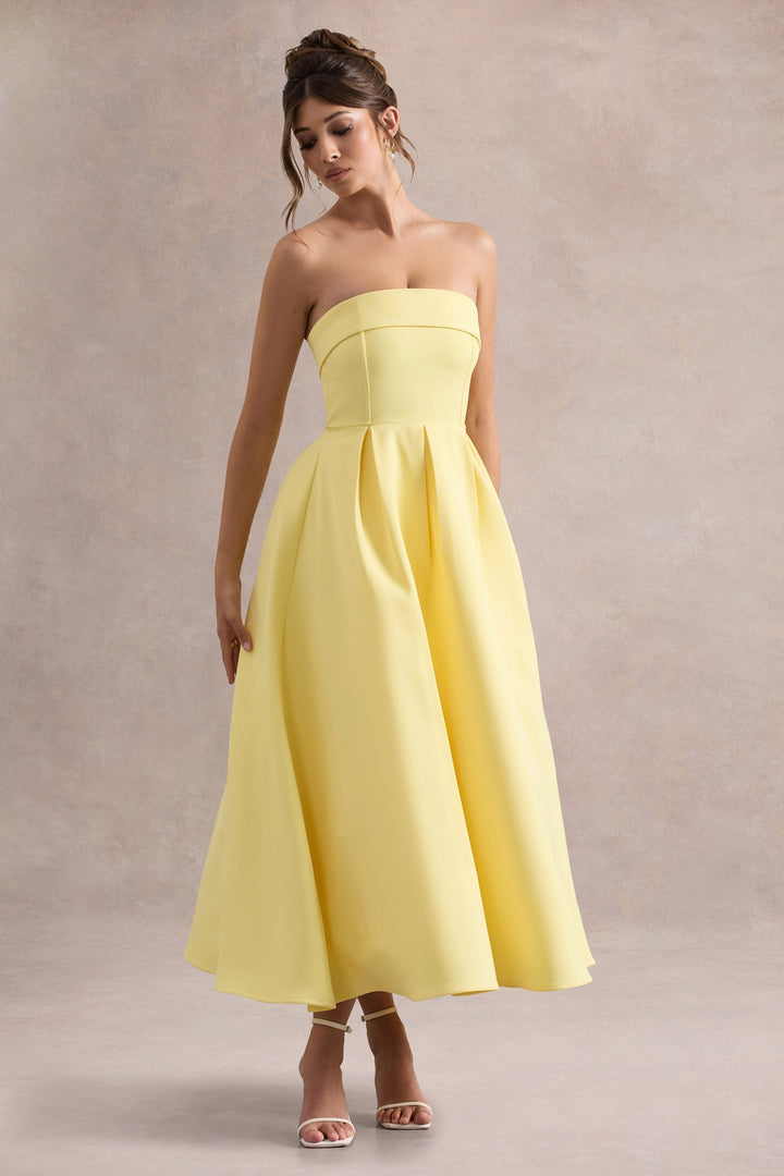 ANNE | Stylish Off-Shoulder Midi Dress