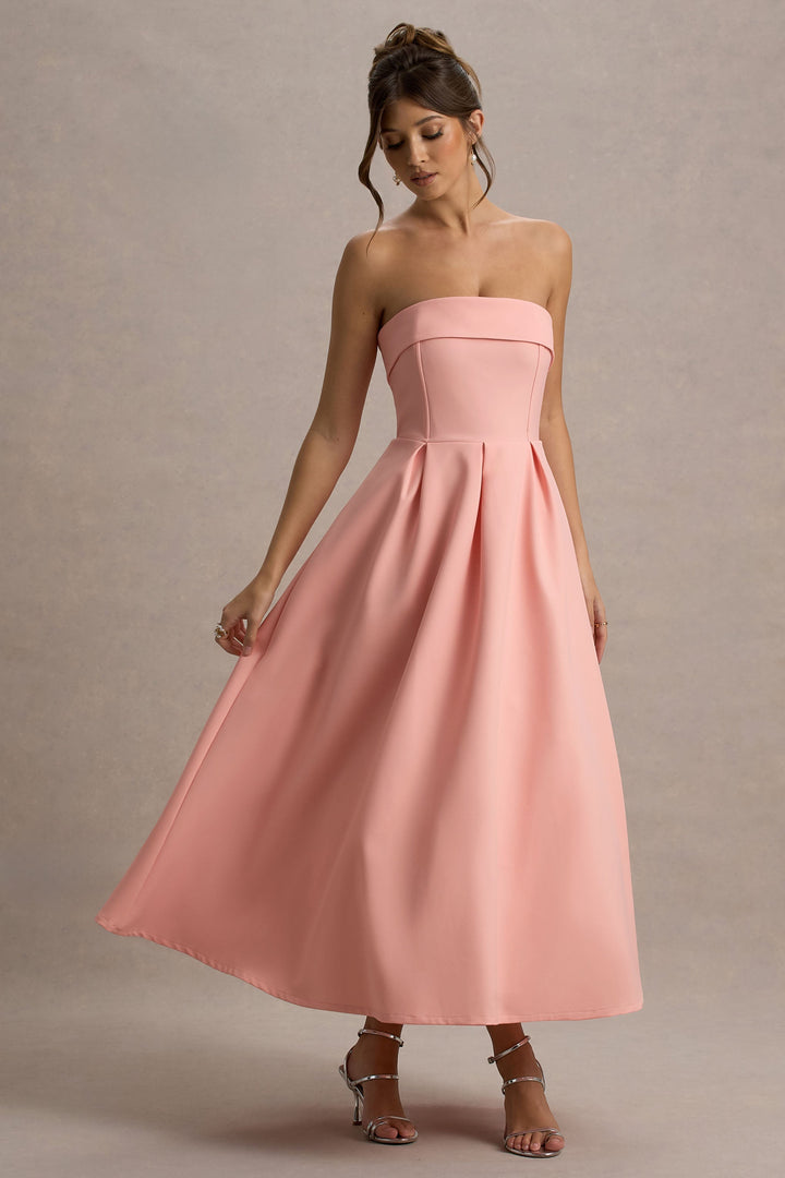 ANNE | Stylish Off-Shoulder Midi Dress